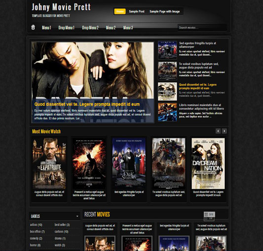 full online movie template