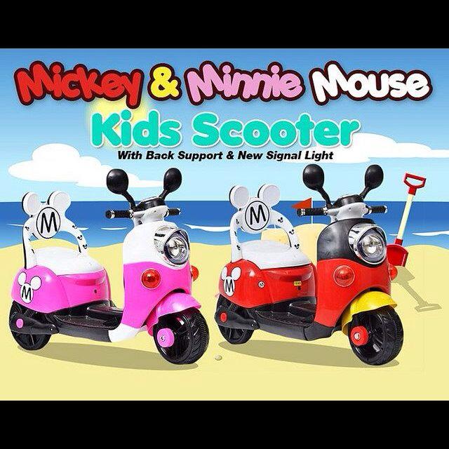 mickey mouse ride on scooter