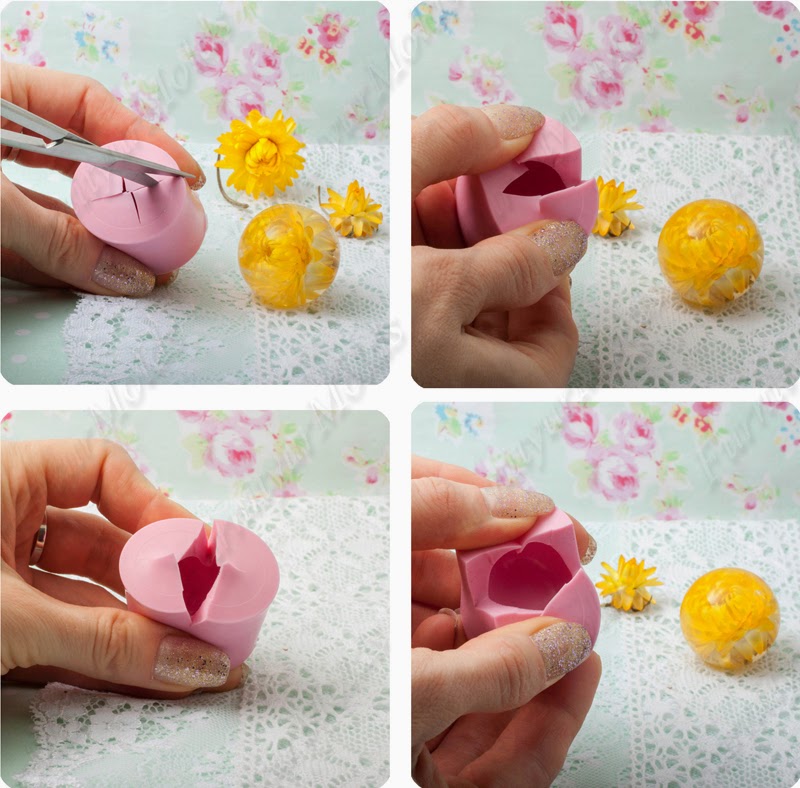 FurnityurMolds How to cast resin speheres in molds