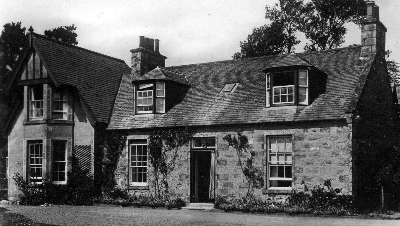 Tour Scotland Photographs Old Photograph Manse Lumsden Scotland
