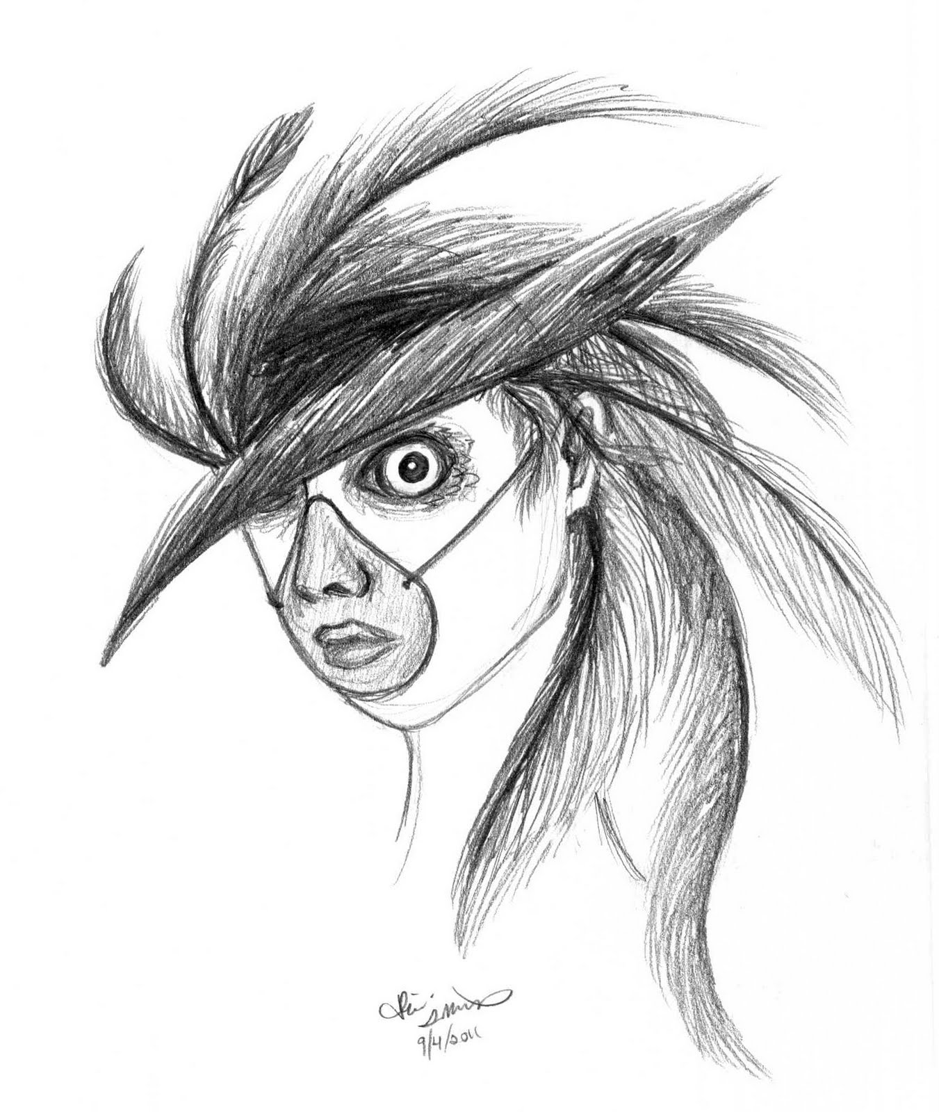 creepy sketches