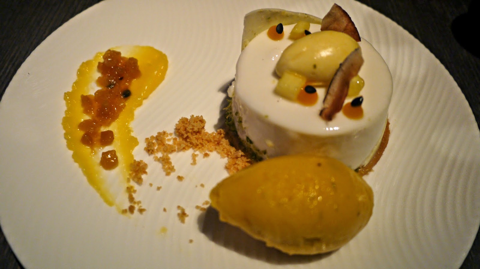 yauatcha coconut mousse dessert