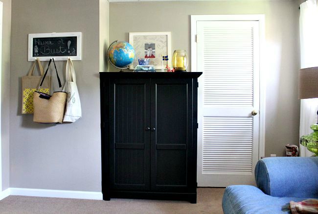 Television Cabinet Repurposed As Craft Storage Sweet Parrish Place