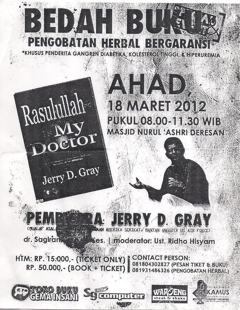 Bedah Buku Rasulullah My Doctor PAPAN INFORMASI