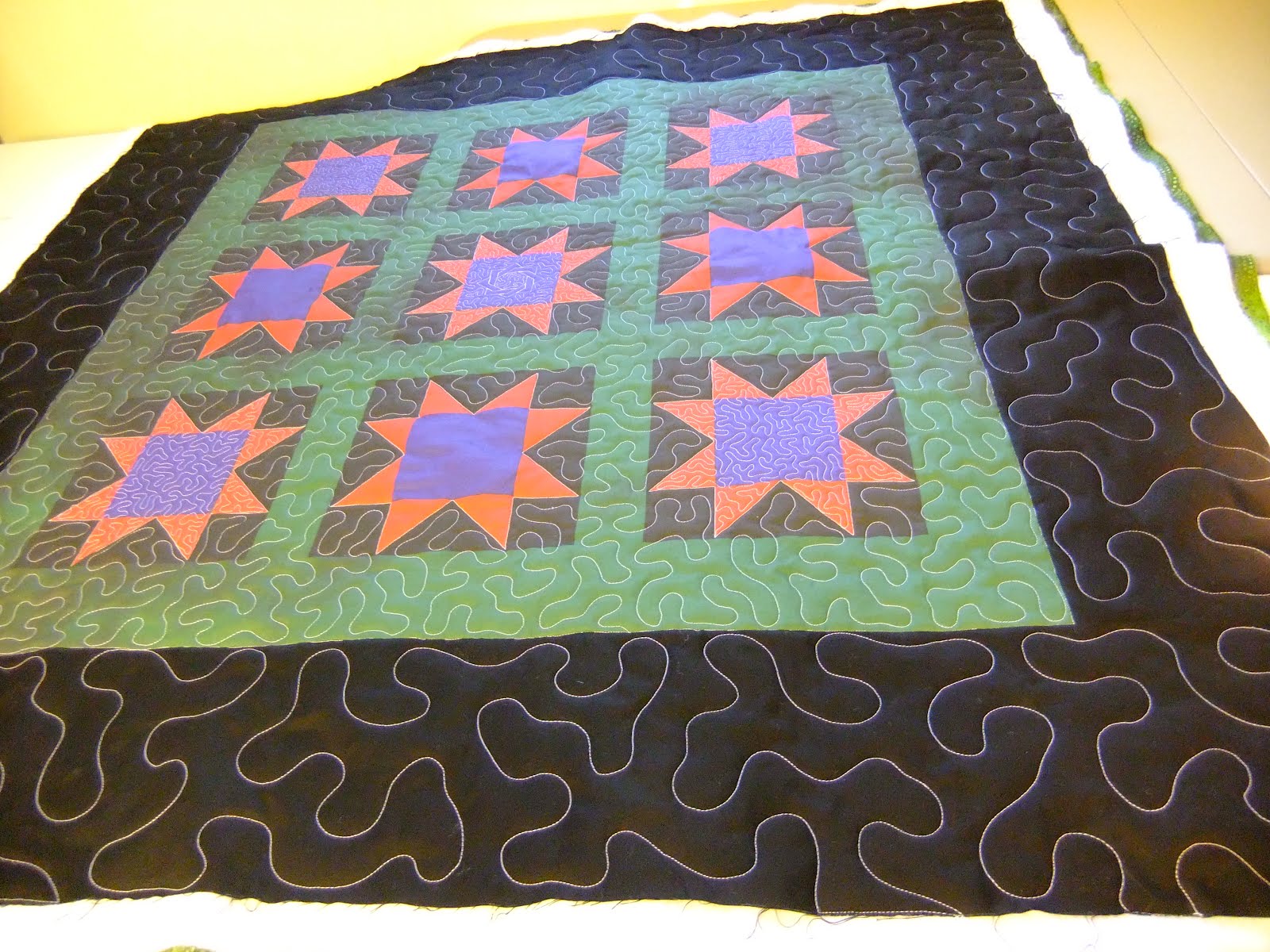 The Free Motion Quilting Project: Quilt Along #6 - Stippling in Sashing and Borders