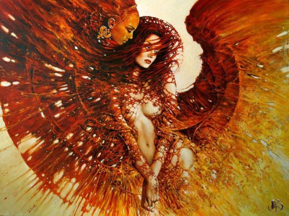 karol bak pinturas mulheres sensuais seminuas surreais sexy eróticas coloridas