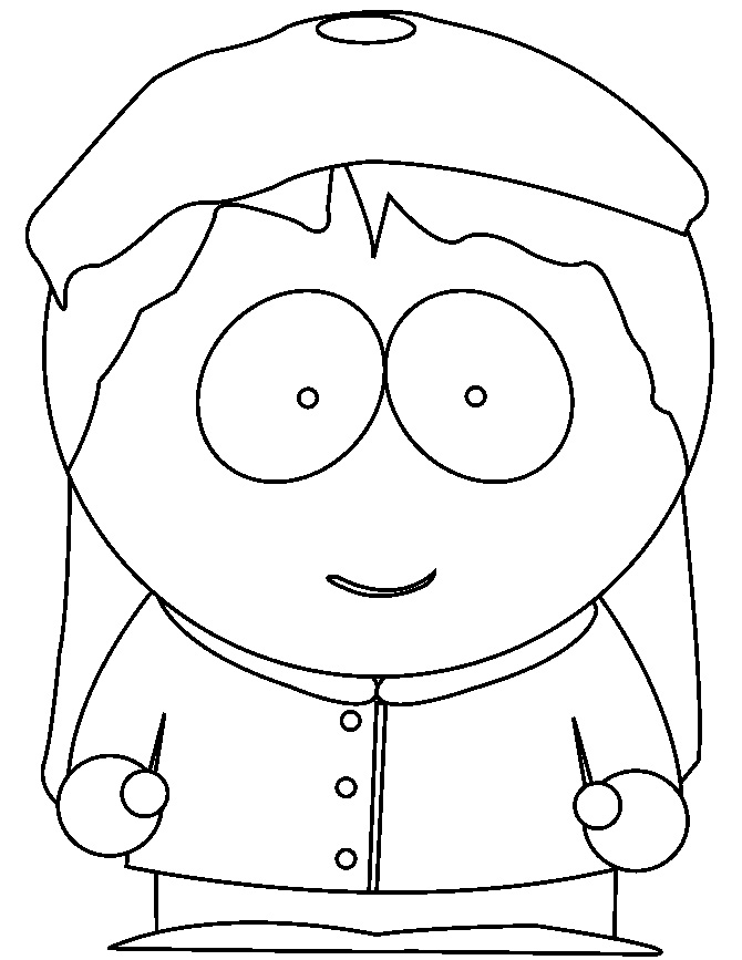 Cartoon Coloring Pages Pictures South Park Coloring Pages