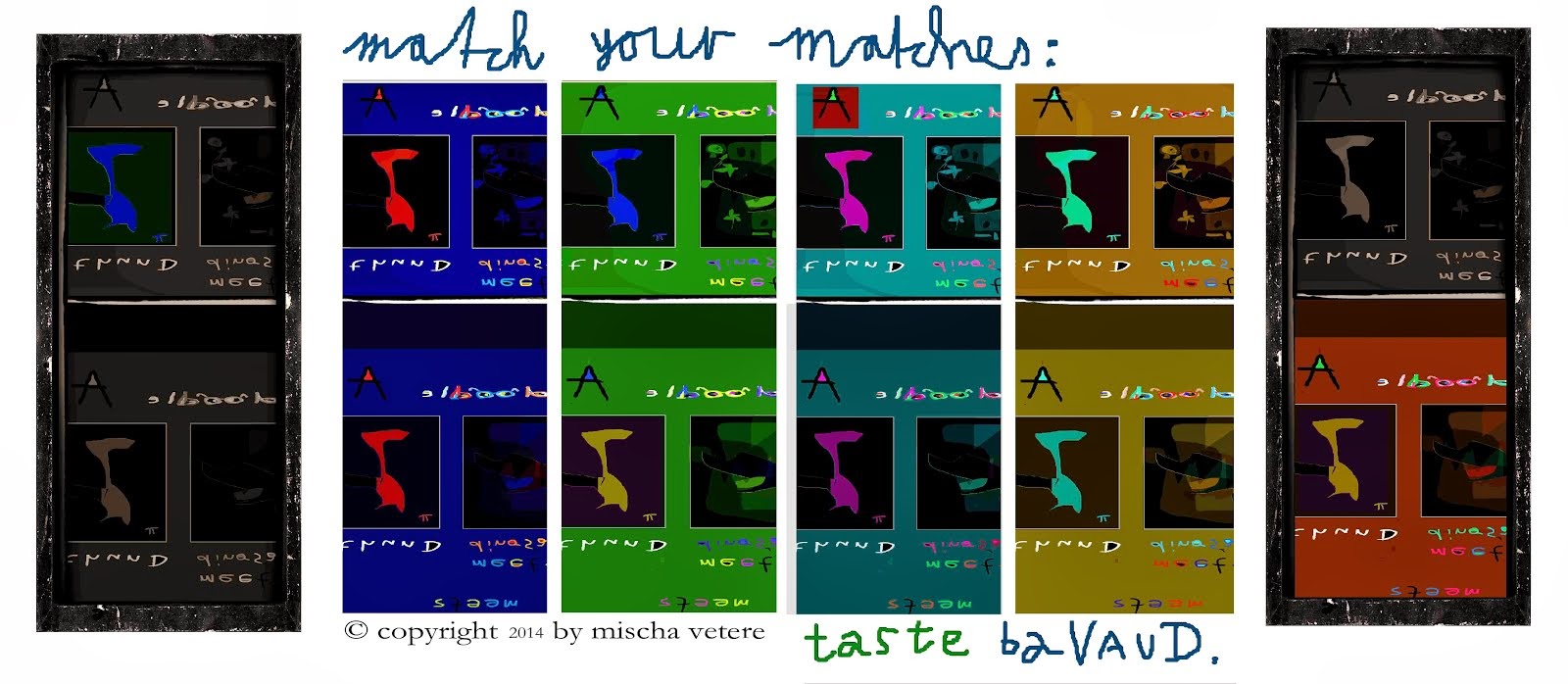 match the matcfhes - ceativity - ART - mischa vetee - bavaud maurice - max frisch fälschung