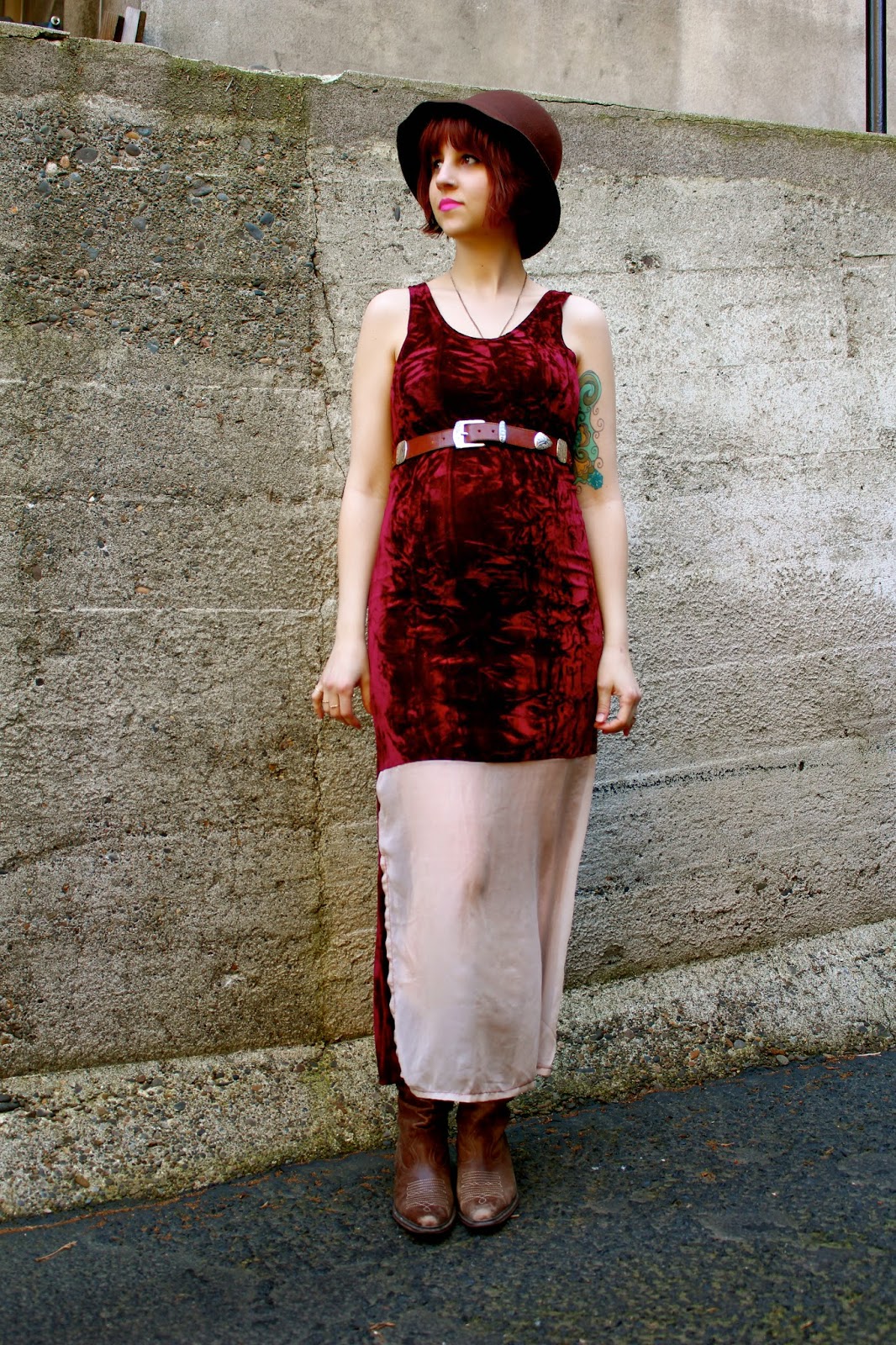 . Thrift Store Couture, Version Maternity Of VelvetClad Bellies