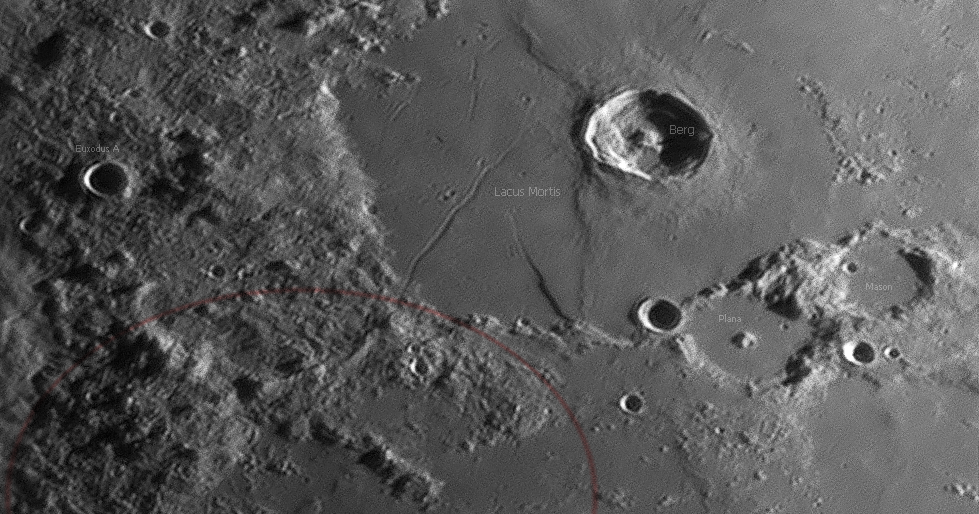 Новый лунный кратер Эрхарт (Hidden Moon Crater Named