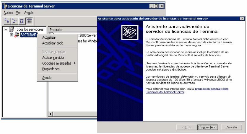 Crack activar licencias de terminal server 2003 r2