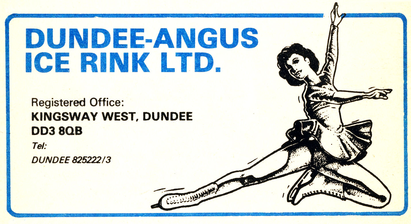 RETRO DUNDEE 2 ICE RINK ADS 1972 / 81
