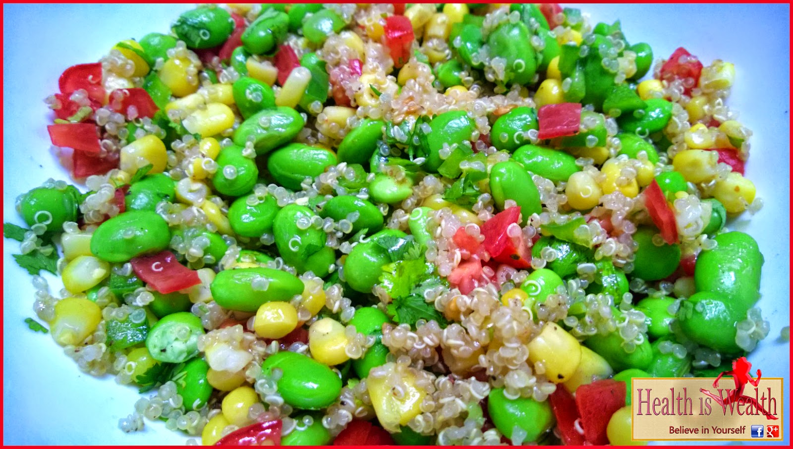 Strong and Beyond Quinoa Edamame Salad