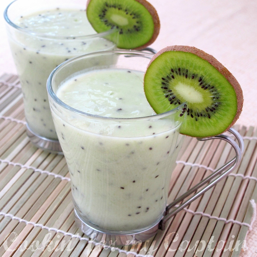 Cookin' for my Captain Kiwi Yogurt Smoothie