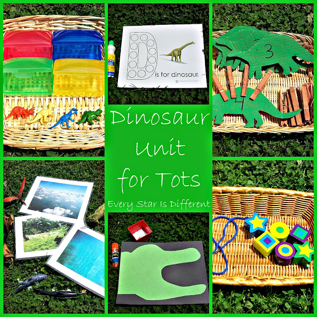 Dinosaur Unit for Tots with Free Printables