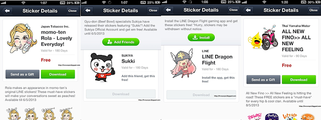 Download Free Line Stickers From Worldwide