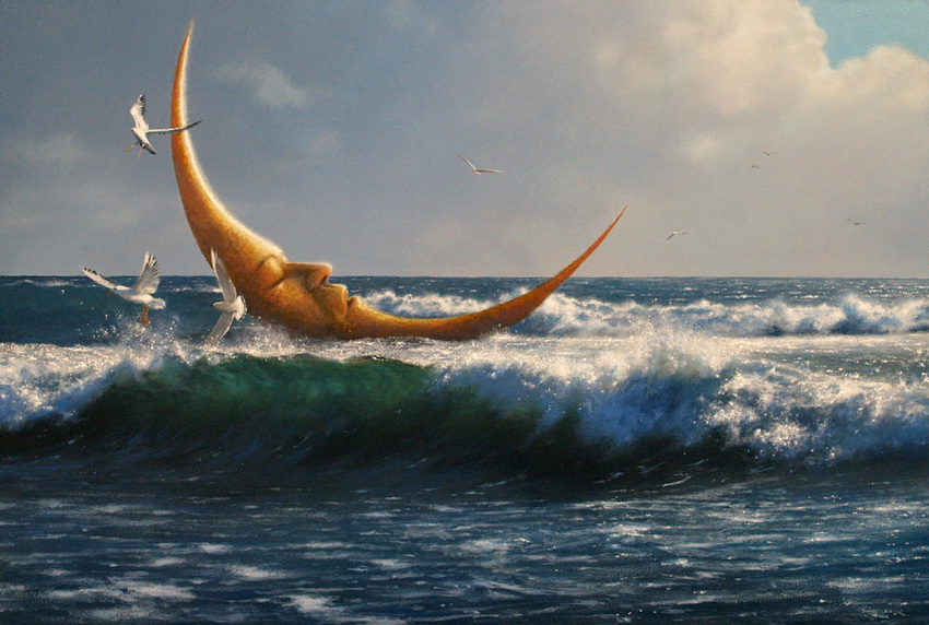 Jimmy Lawlor, 1967 - Irish Surrealist painter Jimmy Lawlor, 1967 - Irish Surrealist painter