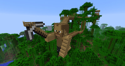 How To Build A Mystical Tree House In Minecraft How To Build A Mystical Tree House In Minecraft