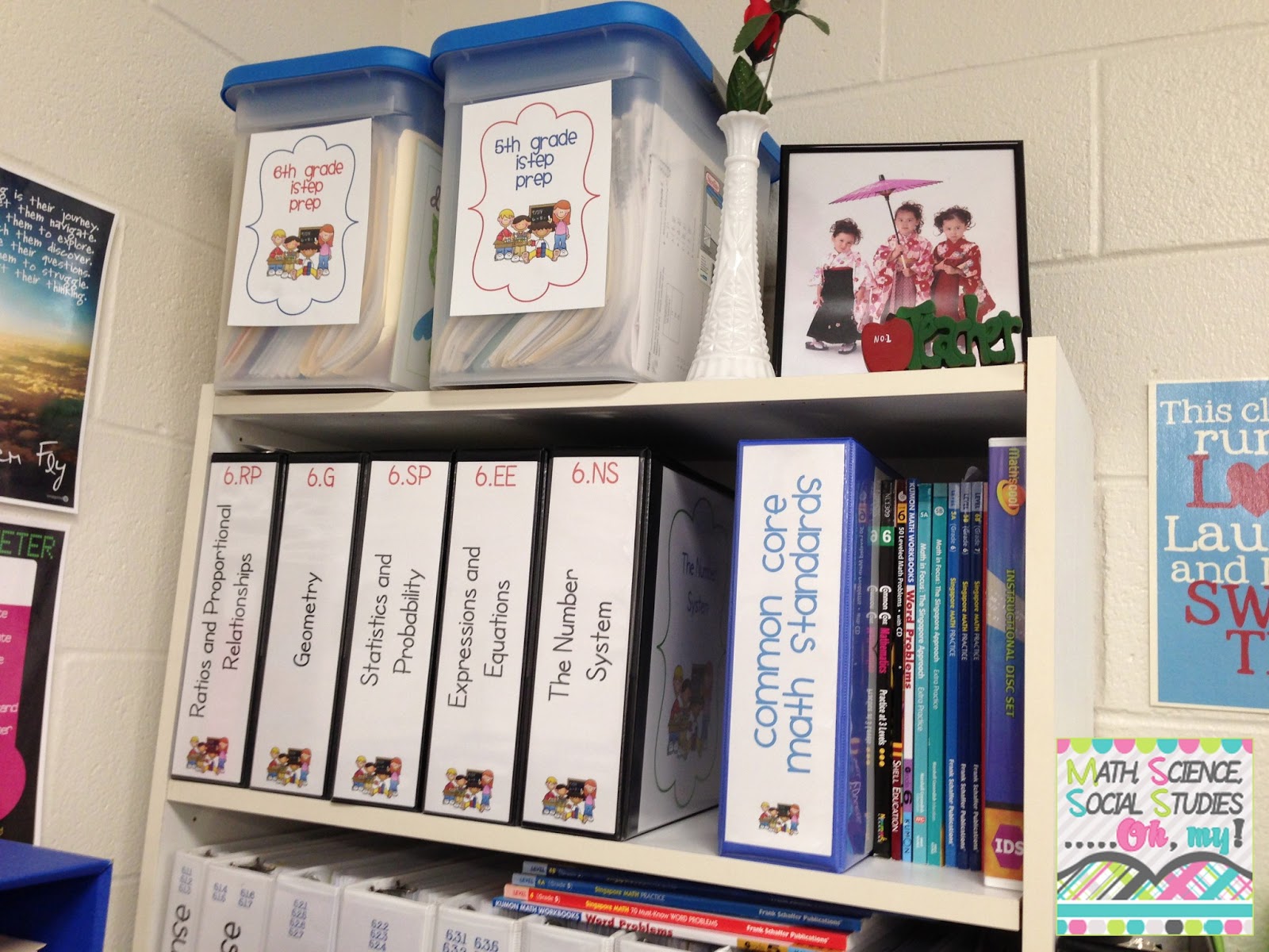 Math, Science, Social Studies......Oh, my! Classroom Organization