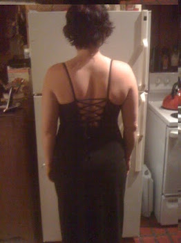 The BACK of my goal dress!