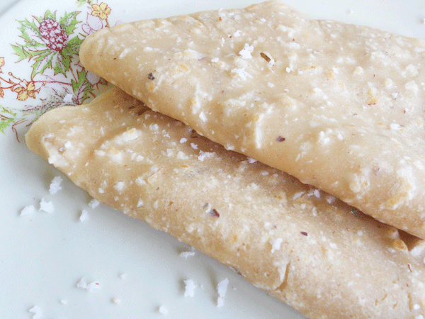 Stuffed Wheat Dosa With Coconut & Jaggery Stuffed Wheat Dosa With Coconut & Jaggery