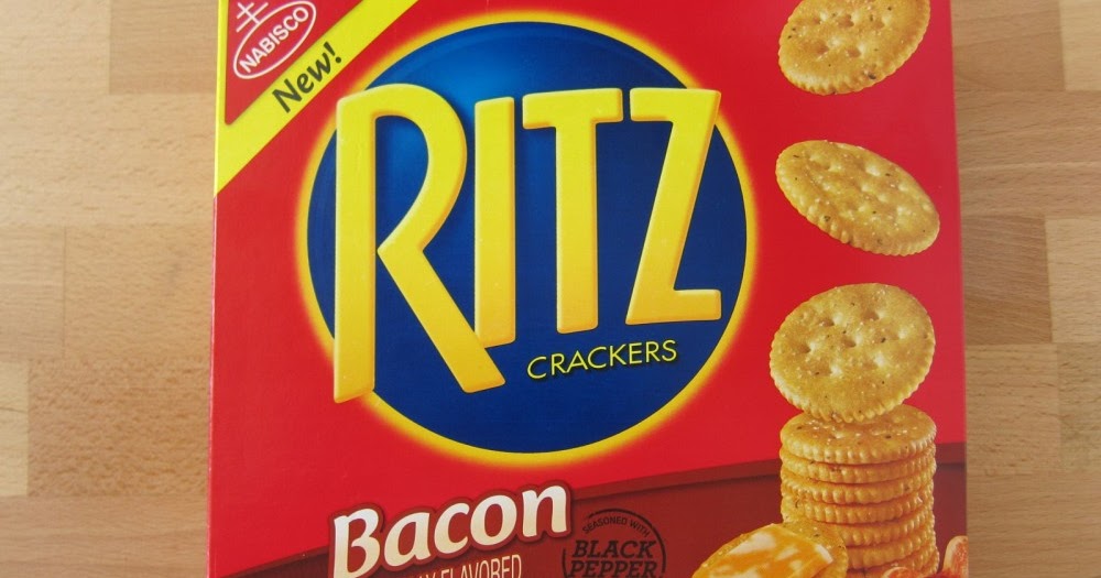 Review Nabisco Bacon and Black Pepper Ritz Crackers Brand Eating