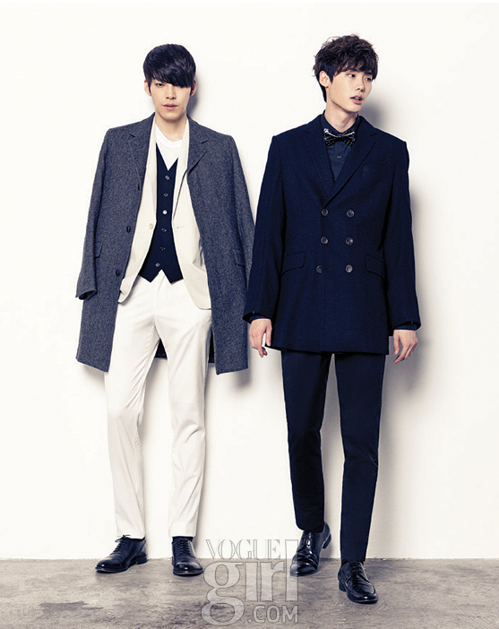 K_Popzine: Kim Woo Bin & Lee Jong Suk (Photoshoot) December 2012