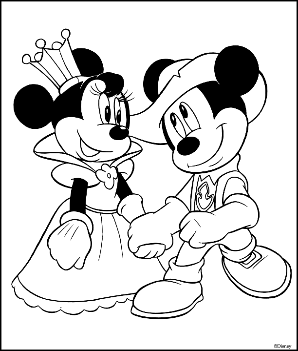 muñecos para colorear de disney