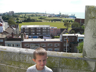 view from portsmouth cathedral roof belltower