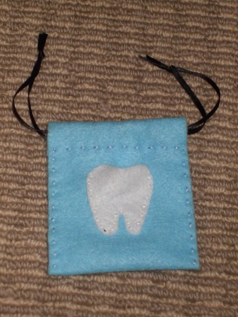 365 DAYS OF PINTEREST CREATIONS day 110 tooth fairy bag