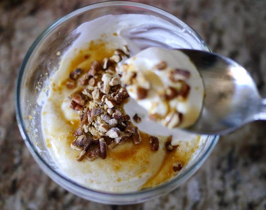 Honey Bee's Food and Wine Maple Pecan Greek Yogurt