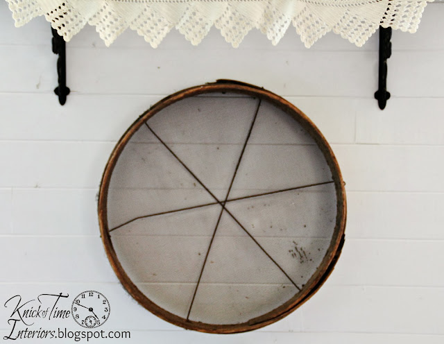 Antique Wooden Farm Sifter Screen Sieve via KnickofTimeInteriors.blogspot.com Antique Wooden Farm Sifter Screen Sieve via KnickofTimeInteriors.blogspot.com