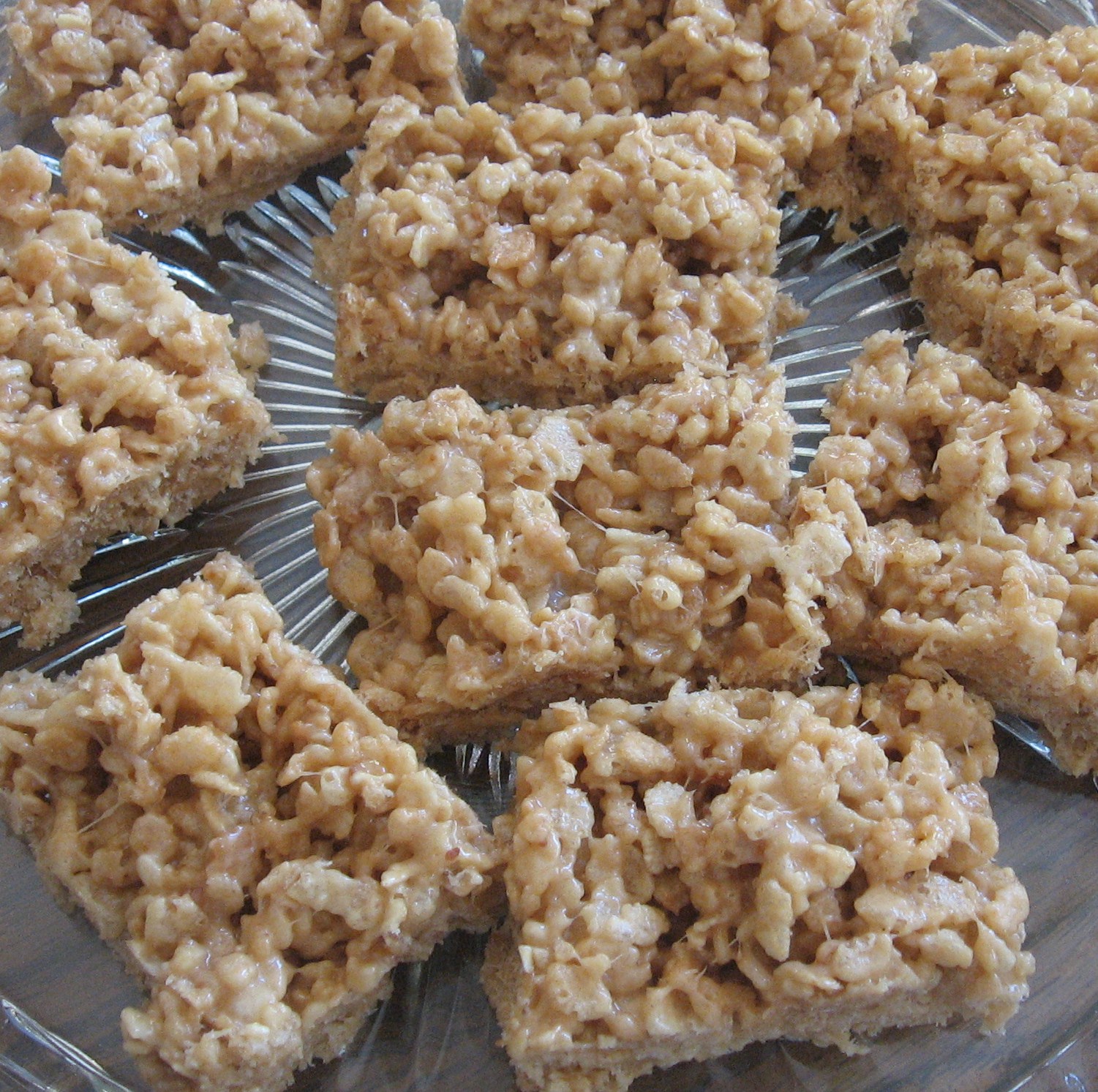 On The Menu Today at Cathy's Kitchen Peanut Butter/Honey Crispy Rice Treats