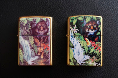 zippo, mysteries, forest, jaguar, 2005, 1995, coty