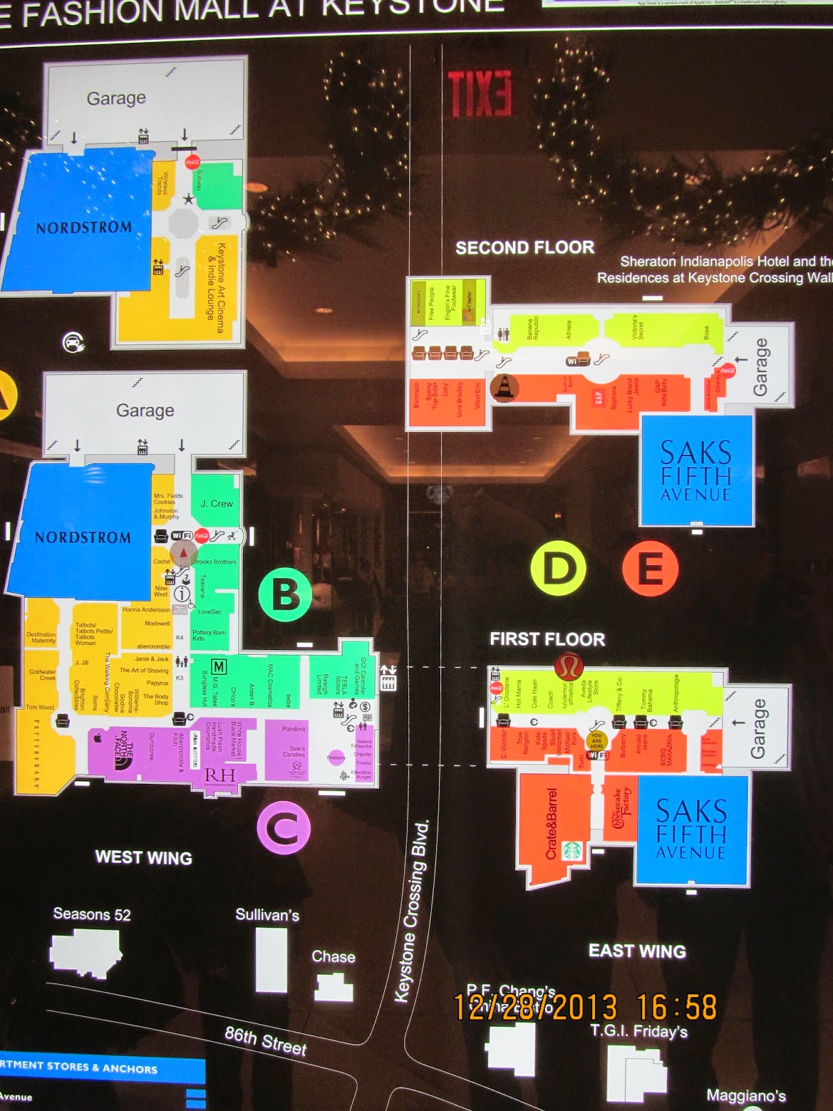 Map Of Keystone Mall Trip To The Mall: The Fashion Mall At Keystone- (Indianapolis, In)