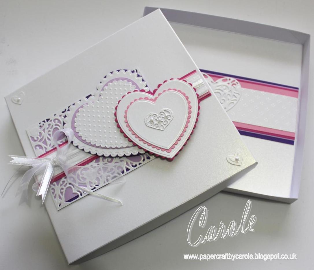 Papercraft by Carole! Wedding Card