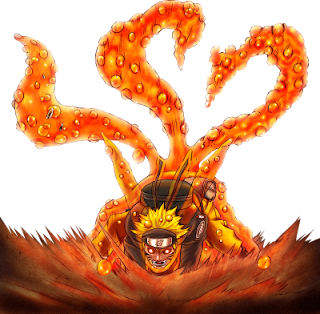 render naruto kyubi