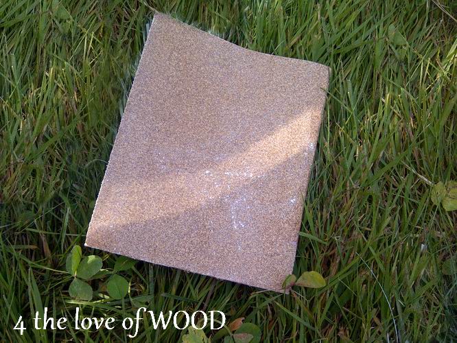 4 the love of wood SECRETS TO DISTRESSING WITH SANDPAPER shabby chic