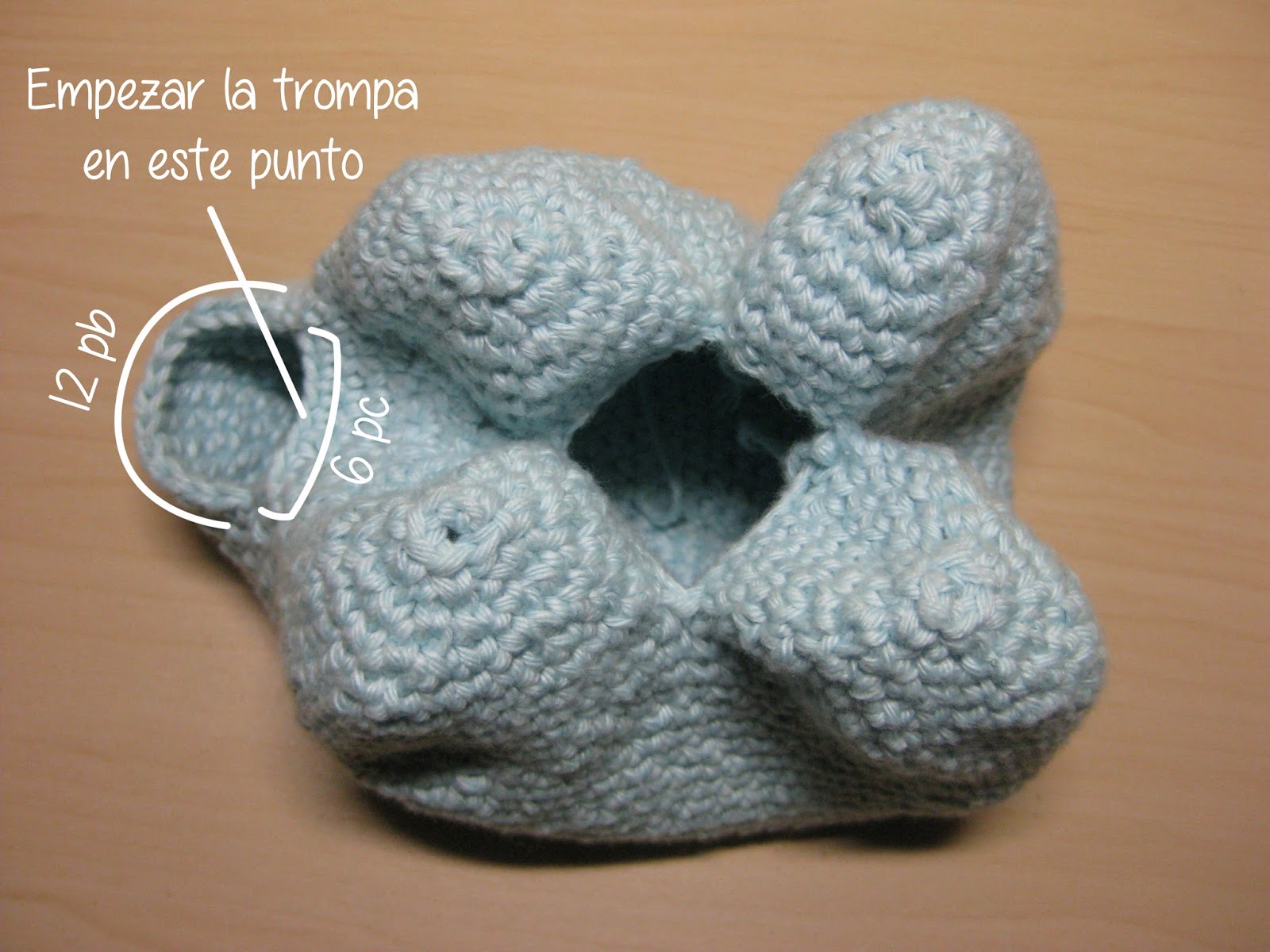 amigurumi elefante paso a paso