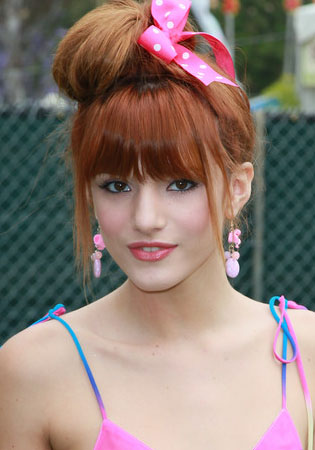 Hairstyles with bangs 2012