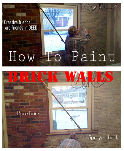 Blog Guidebook Don T Be Afraid To Paint Brick Walls With A Spray