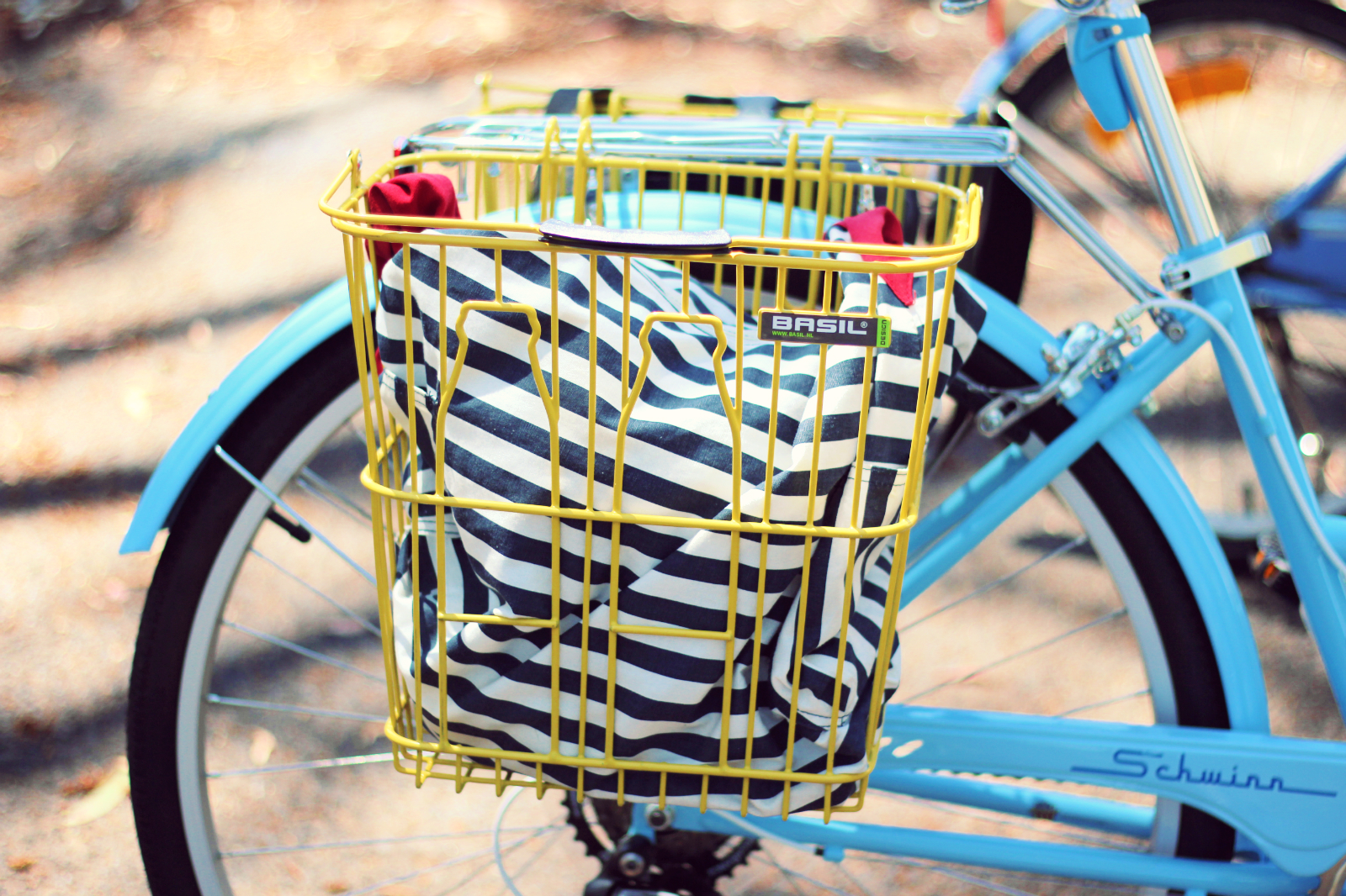 Bicycle! Bicycle! Basil Memories Bottle Basket.