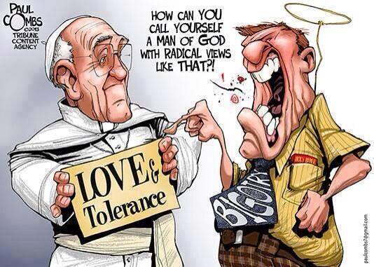 Pope Francis holds 