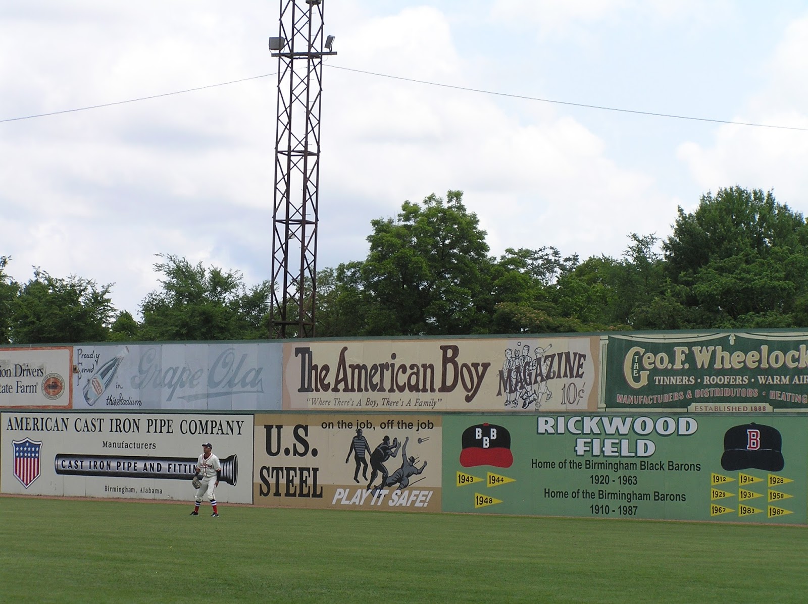 My Geography Lessons Baseball Stadiums Rickwood Field