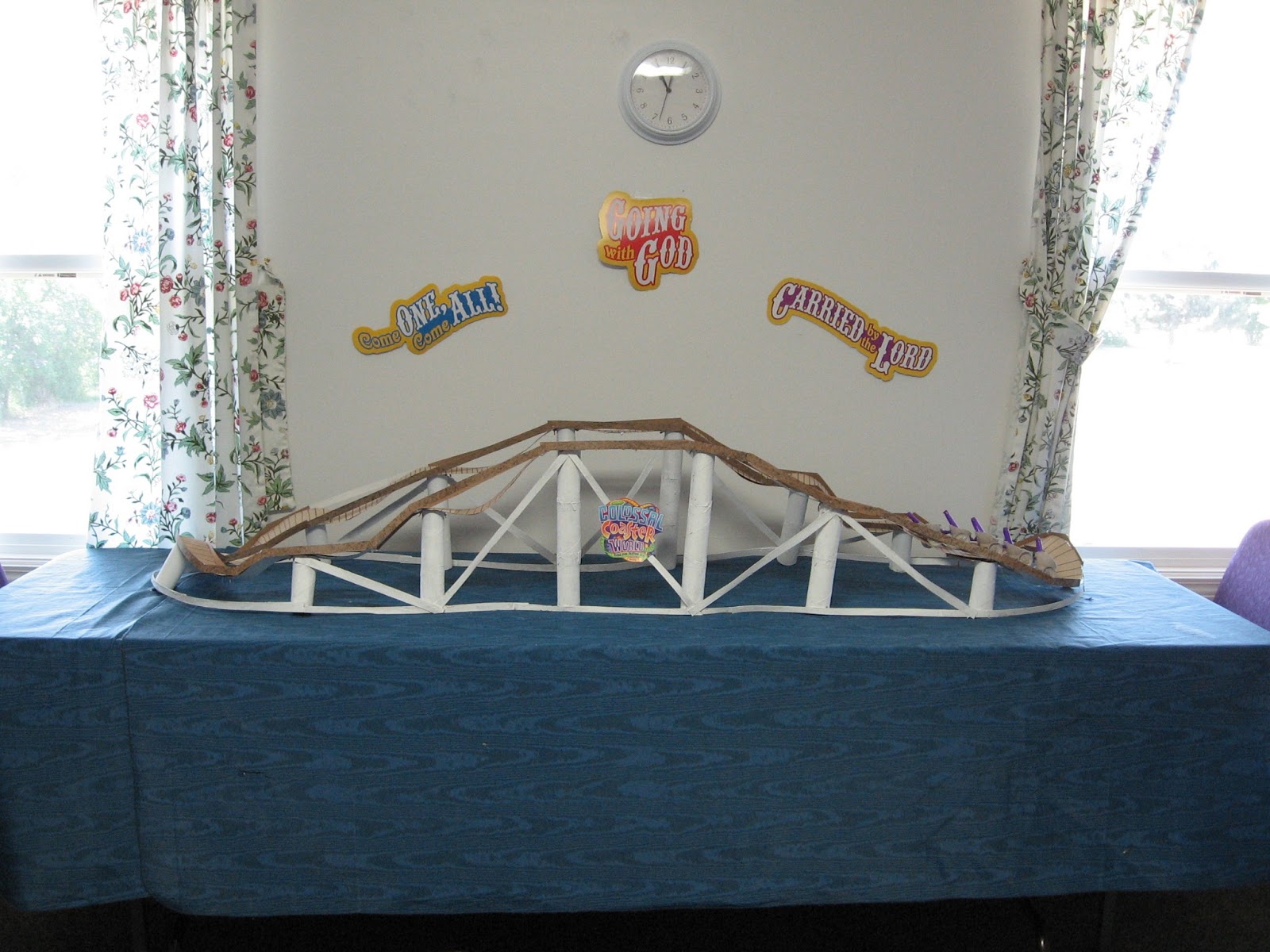 Almost Unschoolers Summer Fun Day 58 Cardboard Roller Coaster Craft