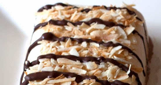 the soho girl scout cookie inspiration samoa ice cream terrine