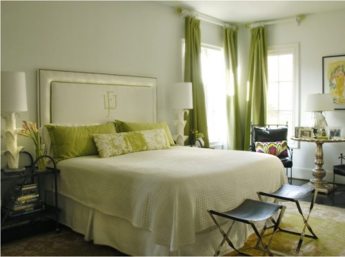 10 Dormitorios Decorados en Color Verde y Crema - Ideas para decorar