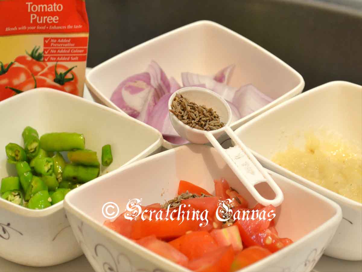 Recipe Chili Salsa Dip/ Sauce Scratching Canvas