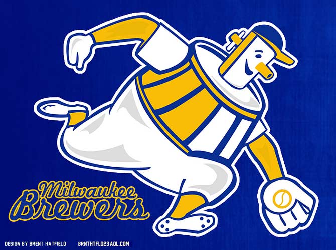 Borchert Field Brewers Uniform Concept Brent Hatfield