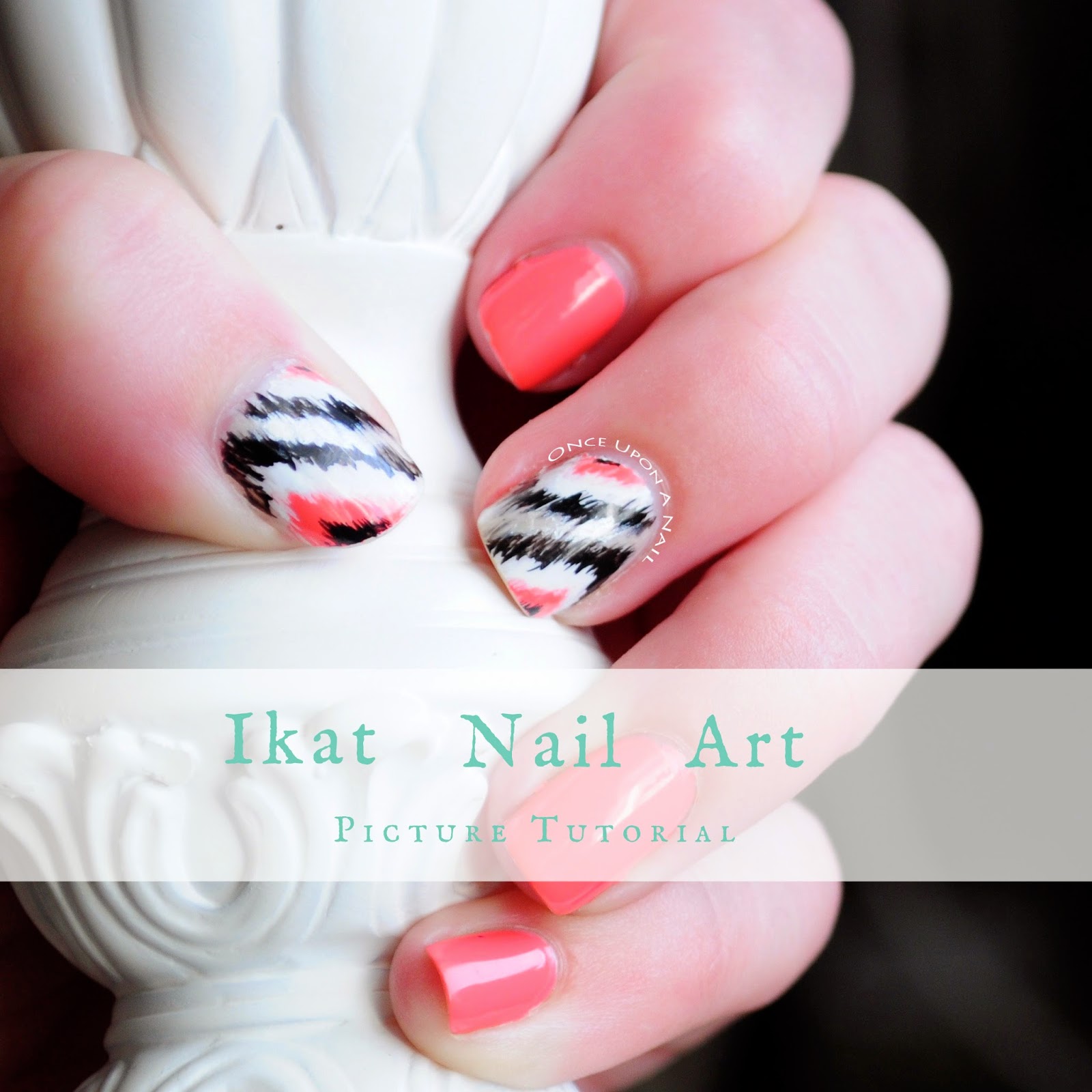 Once Upon A Nail Ikat Tutorial